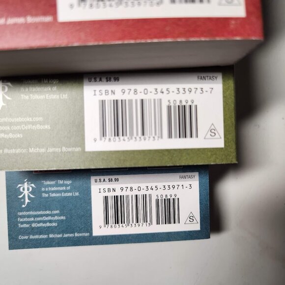 NEW J.R.R. Tolkien Book Bundle Set The Hobbit Lord of the Rings 4 Books - Picture 9 of 15